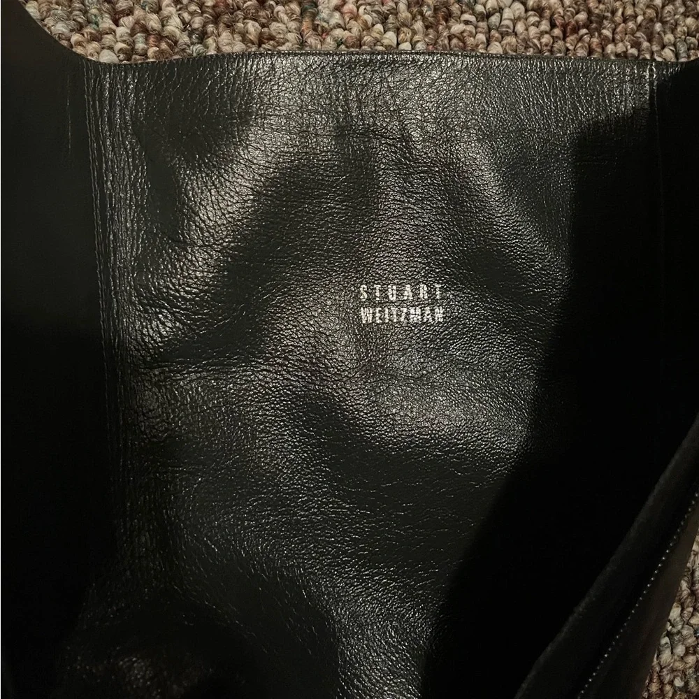 Stuart Weitzman 38 leather boot (4” heel) - Picture 6 of 7